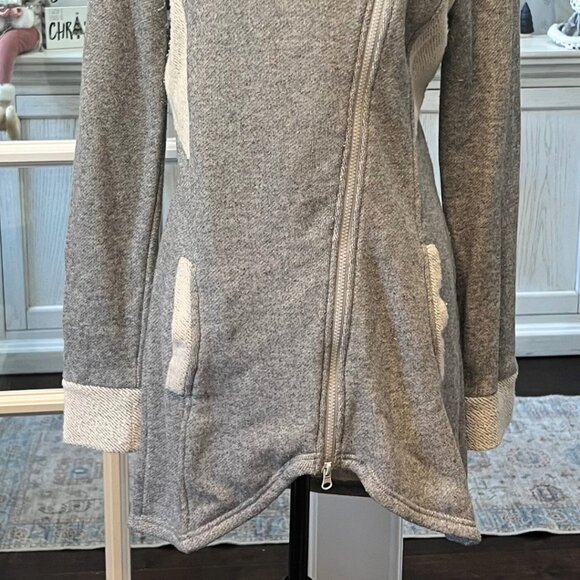 Mondetta Woman's Sweater Jacket Heather gray M - Picture 4 of 13